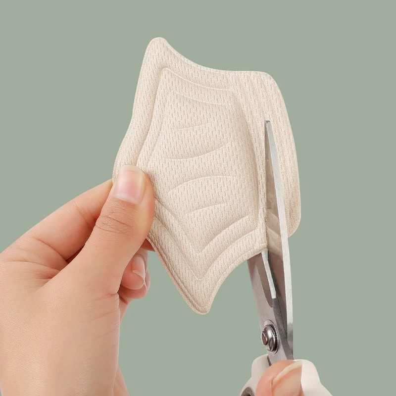 2pcs Insoles Patch Heel Pads for Sport Shoes Adjustable Size Antiwear Feet Pad Cushion Insert Insole Heel Protector Back Sticker