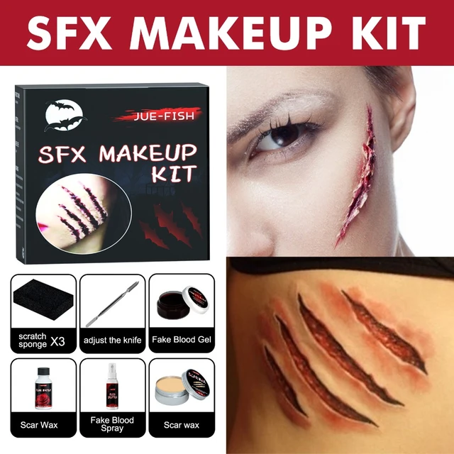 Scars Wax Halloween Makeup Kit Stage Special Effects SFX Makeup Kit  Painting Fake Scar for Halloween Face Body Paint - AliExpress