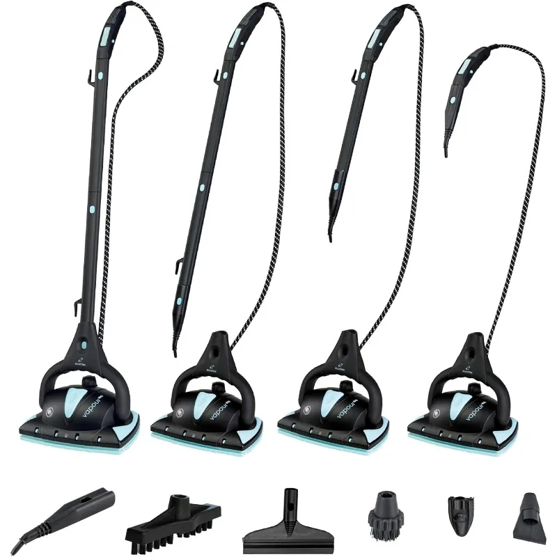Vapour Pro Steam Mop & 18pc Multipurpose Portable Steam Cleaner for Hardwood, Carpets, Kitchens, Bath, Cars 5