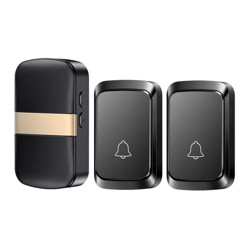 Wireless Smart Doorbell with 60 Chimes and Long-Range Remote Operability (Battery-Powered)