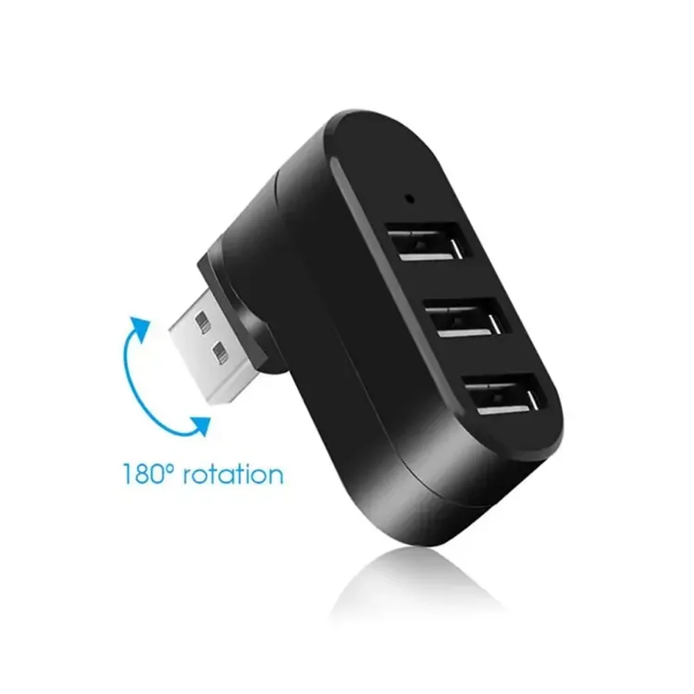 USB huby 3.0 2.0 Magas légnyomású levegő sebesség U disc Óraadó huby USB Többek ports splitter Adapter 180° rotatable Rögzítés Bekvártélyoz PC kiegészítők