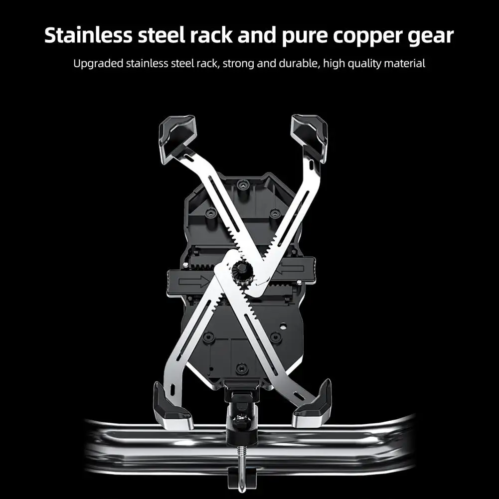 

Держатель для телефона для мотоцикла Легкая установка держатель для телефона легкое Беспроводное зарядное устройство удобное