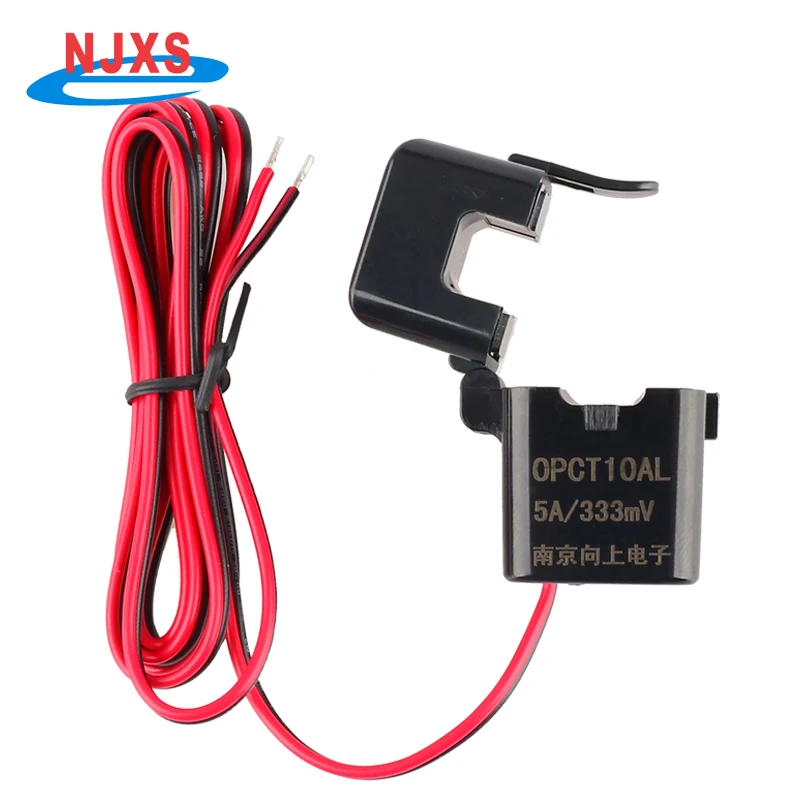 Current Transformer NJXS OPCT10AL Precision Split Core Current Transformer AC 1A 5A 10A 20A 30A 50A 60A 80A / 333mV CT Clamp Current Sensor Clamp current transformer current sensor