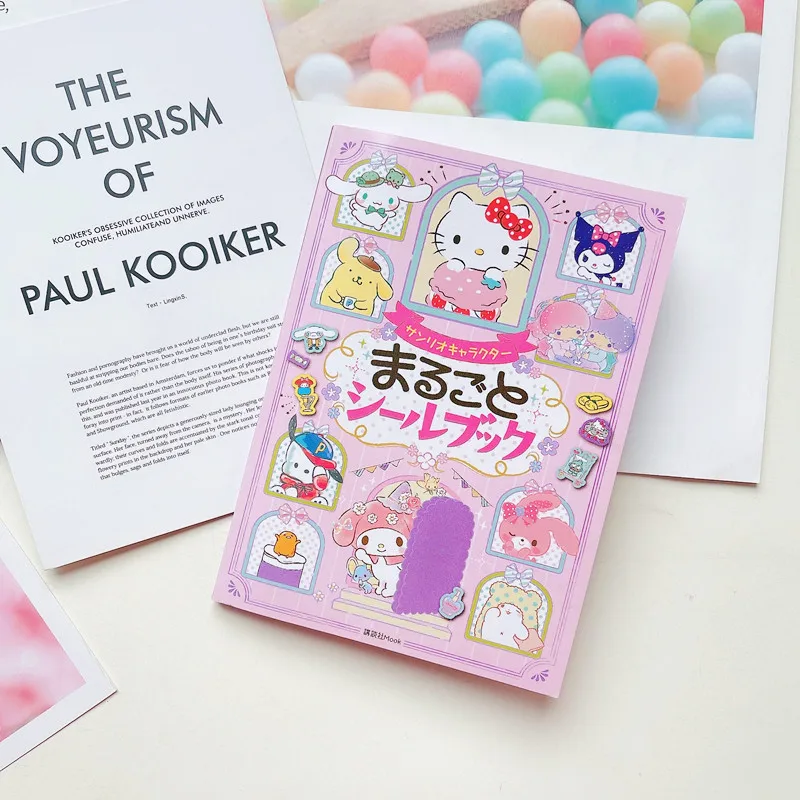 Cute Sanrio Stickers Book 24 Starting Account Material Stickers Kulome Big-eared Dog Cartoon Girl Stickers Decorative Toys 6 Cute Sanrio Stickers Book 24 Starting Account Material Stickers Kulome Big-eared Dog Cartoon Girl Stickers Decorative Toys 6