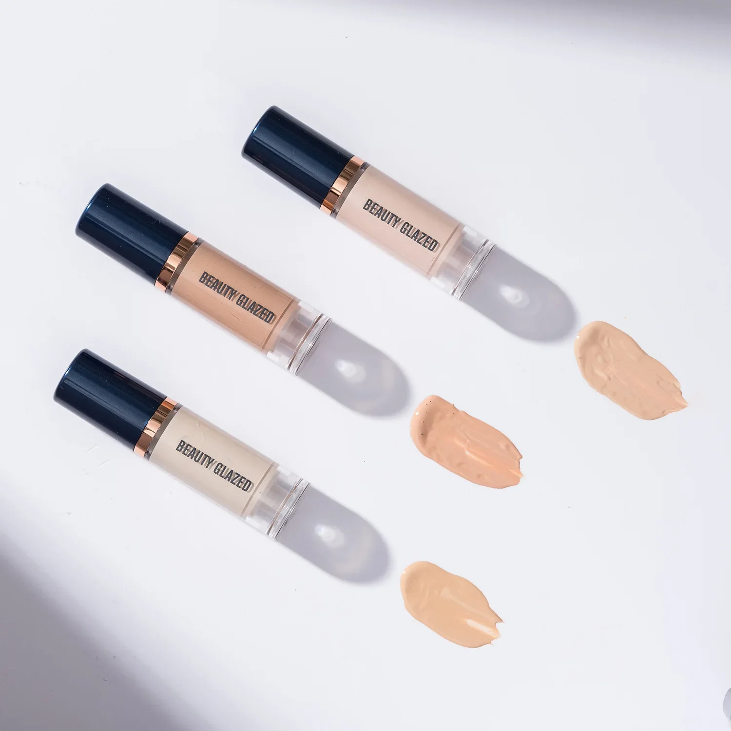 Liquid Foundation Cream Oil-Control Whitening Face Full Coverage Concealer Waterproof Contour Makeup Base Matte Cosmetics Women 2