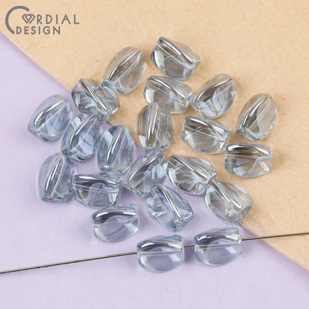 Cordial Design 10*12MM 300pcs DIY Glass Bead/Beads Making/Hand Made/Aurora Effect/Waterdrop Shape/Jewelry Findings & Components - cordial
