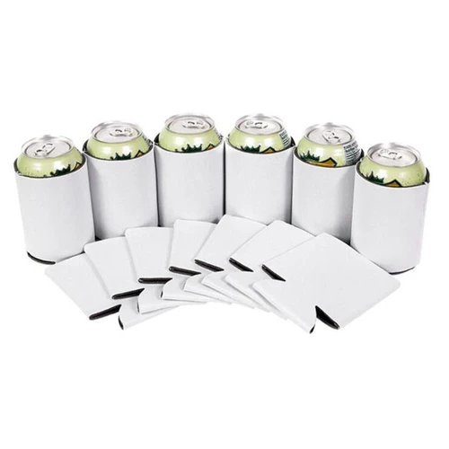 AD-20PCS 네오프렌 맥주 캔 쿨러, 음료 컵, 병 슬리브, 절연 랩 커버, 블랙, 신제품 6