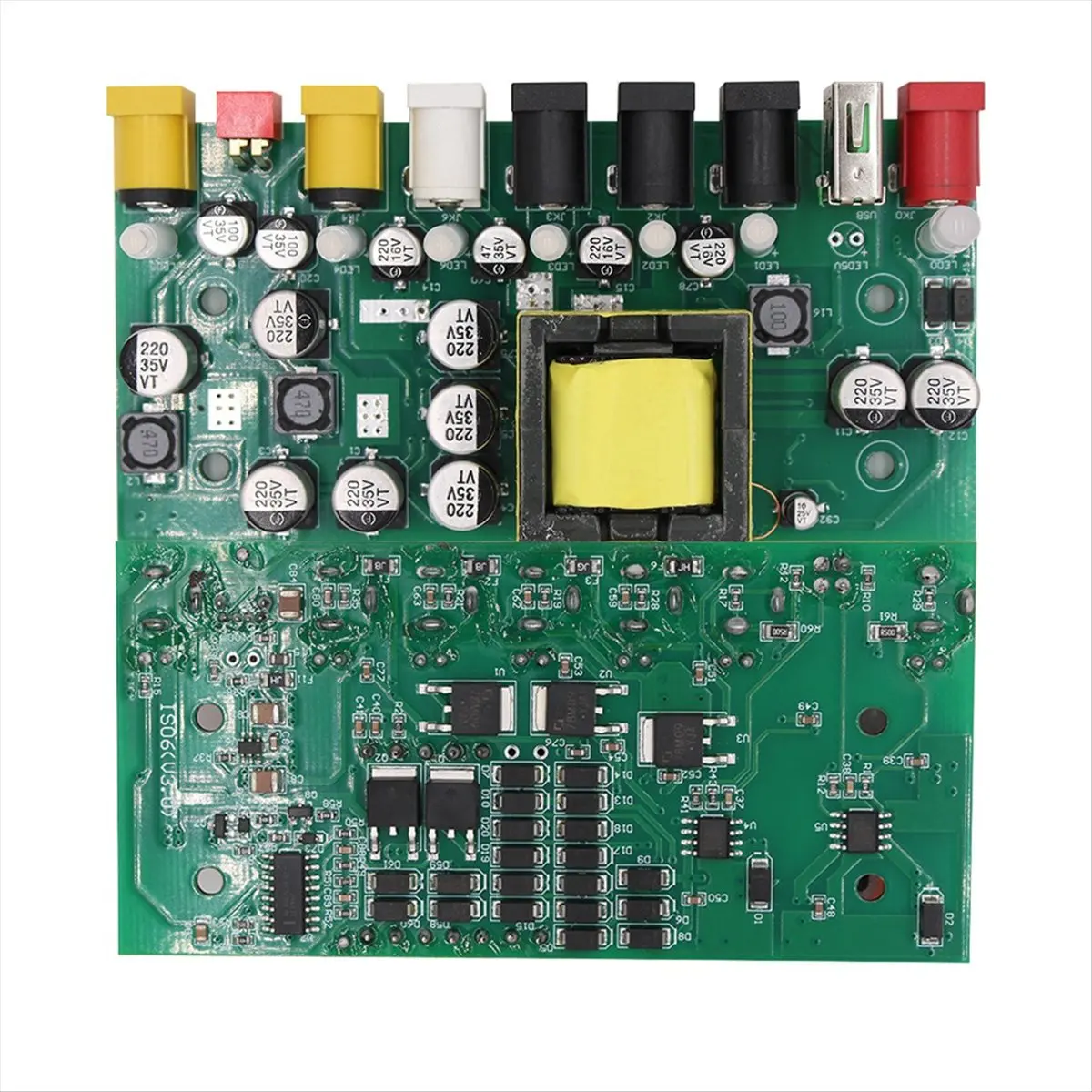 (ABGQ) ISO6 전원 공급 장치 7채널 악기 전원 공급 장치 별도의 단락 보호 LED 전원 표시등(미국)