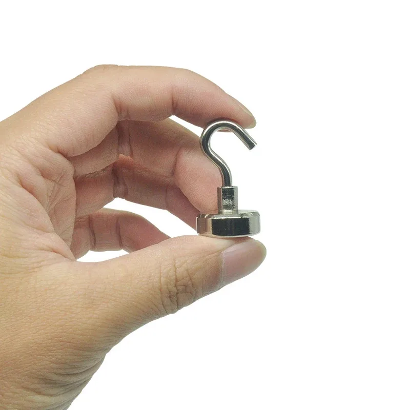 1/6/12PCS Strong Magnetic Hook, Heavy-Duty Hook, Household Kitchen Storage Rack, Clothes Hanger, Key Coat Cup, Clothes Hanger