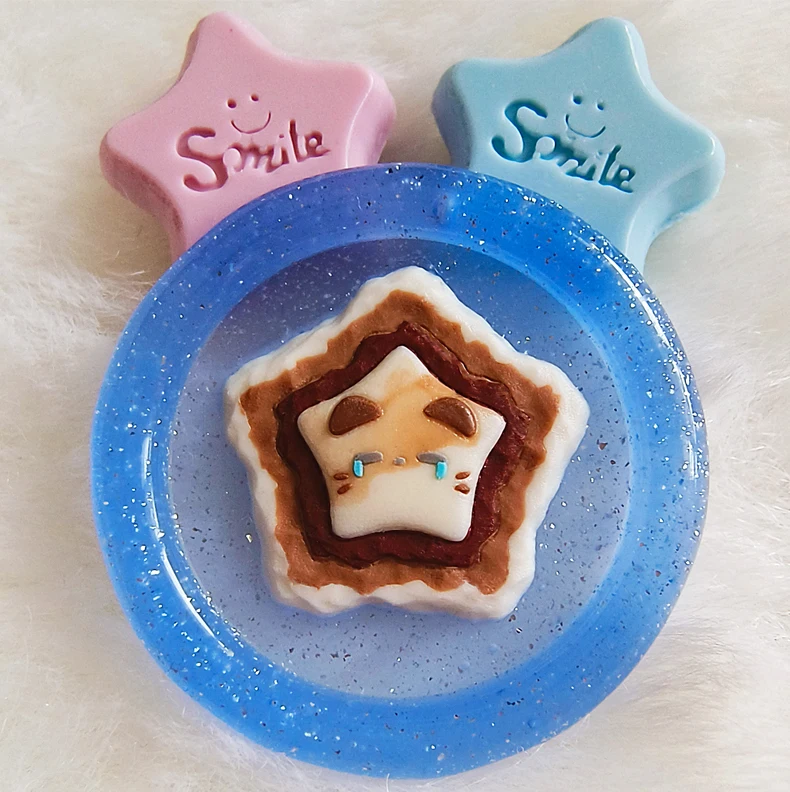 New Mini Wax Seal Stamp Lovely Star Candy 3D Laser Embossed Seal Copper Head Relief Fire Paint Scrapbook Envelope Sealing