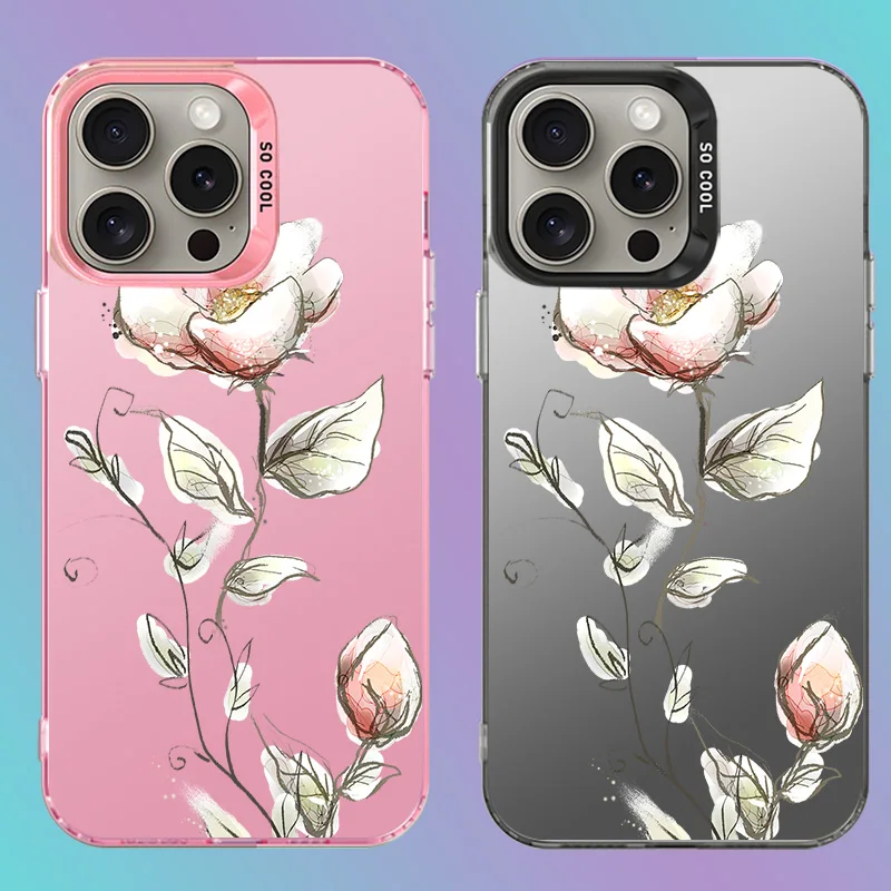 Custodia Per Telefono Per Xiaomi Redmi Note 11 11S 12 12S 4G Pro Plus 5G Poppies Flower
