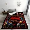1PC Horror Movie Blanket Flannel Bed Blanket Comfortable Plush Fleece Blanket Nap Blanket Creative Gift 2