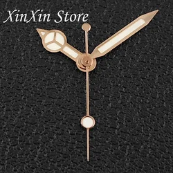 Premium Silver Gold Watch Hands with C3 Luminous Finish - High - Quality (Rose Gold)