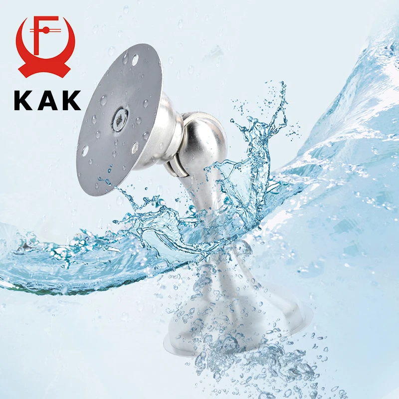 Magnetic door stopper 304 stainless steel nail-free sticker silver door stop catch wall mounting hardware
