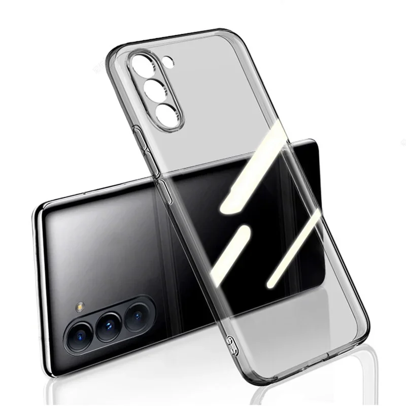 Luxury Ultra Thin Soft Case - Clear Black Transparent Back Cover