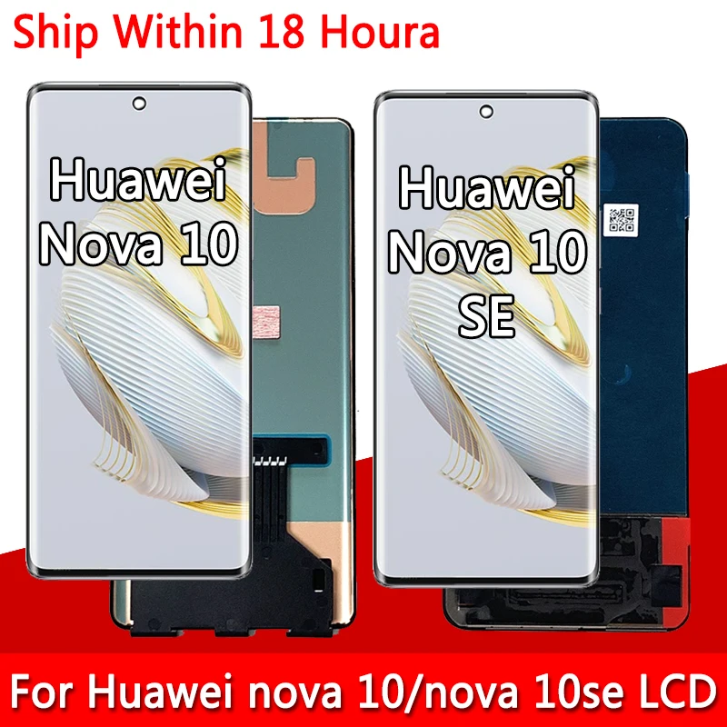 

Новинка 6,67 дюйма для Huawei nova 10 SE 10SE, ЖК-дисплей стандарта LX3, экран с сенсорной панелью, дигитайзер для Huawei Nova10, телефон стандарта LX1