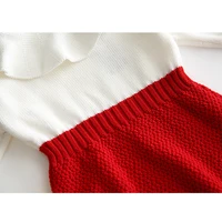 Newborn 2023 Kids Romper Baby Girl Long Sleeve Knitting Romper Girls Patchwork Jumpsuit Clothes Spring Autumn Outfit 5