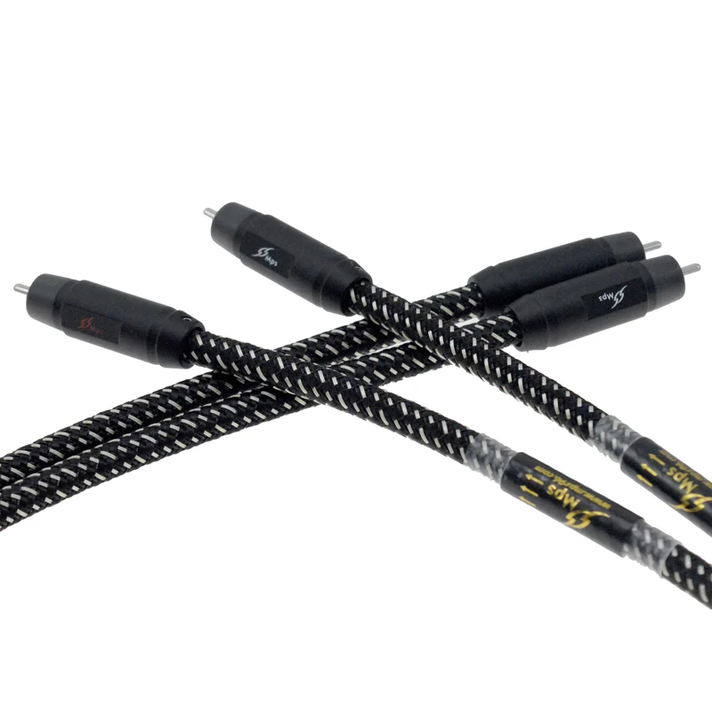 HIFI MPS SGP-224G/R RCA  ȣ ̺ 99.9999% OCC -  CD/DVD Ŀ    ̺
