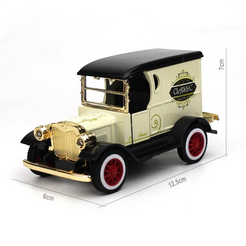 1pc Retro Legierung Auto Modell FT Vintage Auto Metall Ford Auto Geschenk für Junge Sammlung Spielzeug – Detail 4