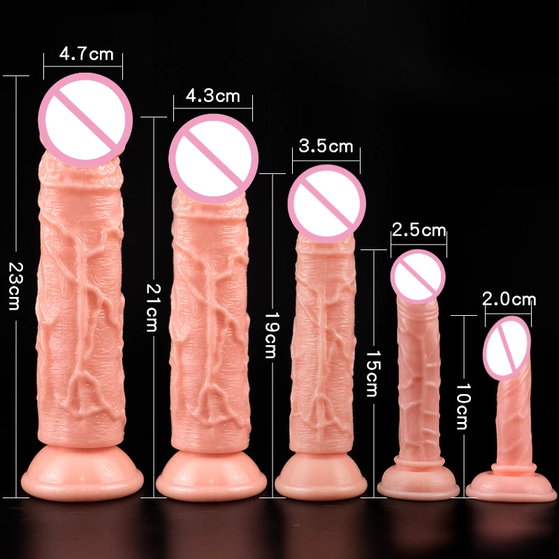 Realistic Dildo Skin Feeling Sex Toys for Women Big Penis with Suction Cup Female Masturbator Anal Sex Product 1