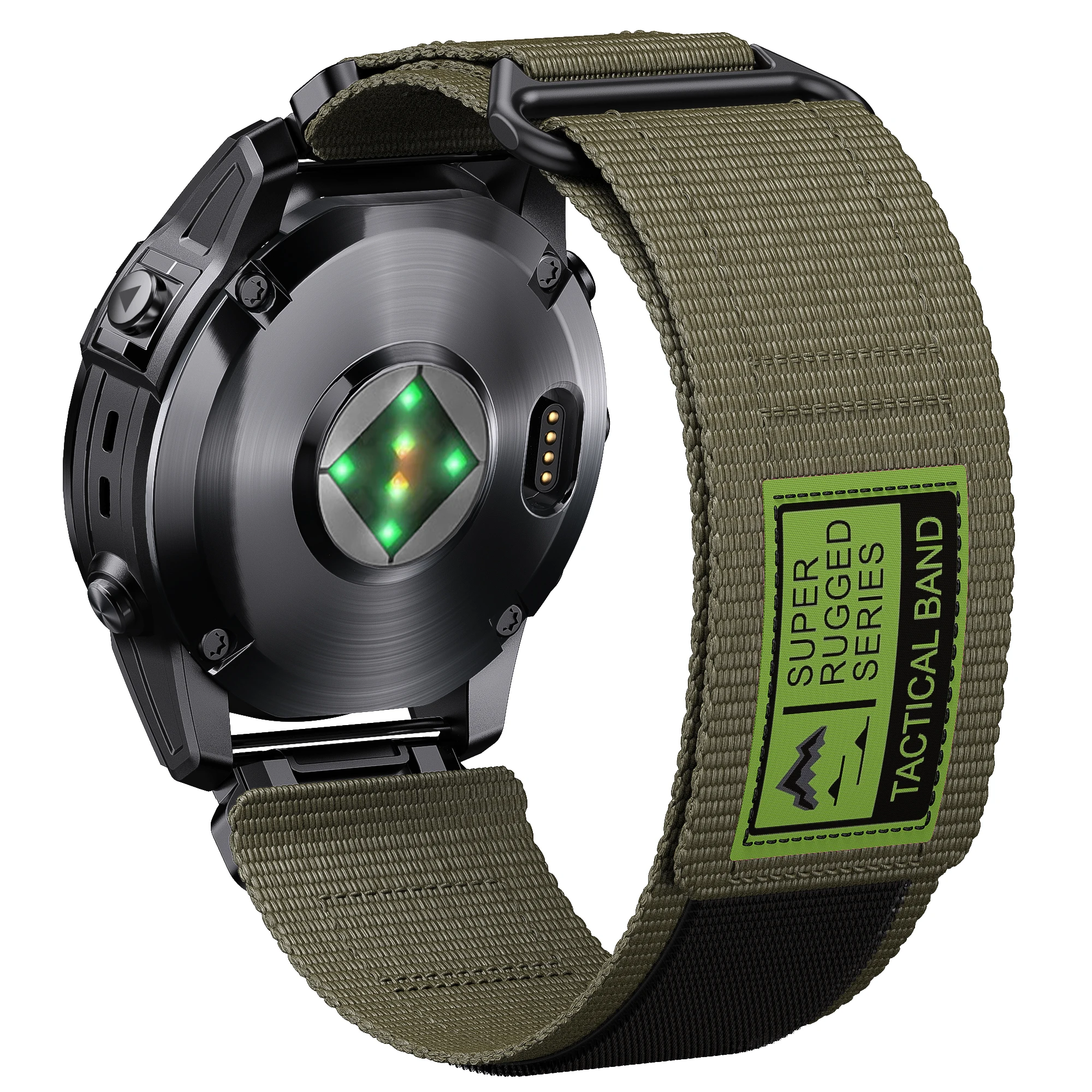 26mm Durable Nylon Loop Strap Quick Fit Wristband Bracelet
