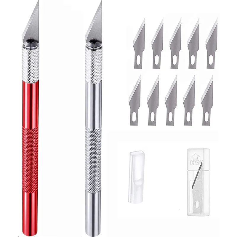 Knife Handle 2 10 Blade Replacement 1#Mobile Phone PCB DIY Repair Hand Tools Knife Scalpel Blade