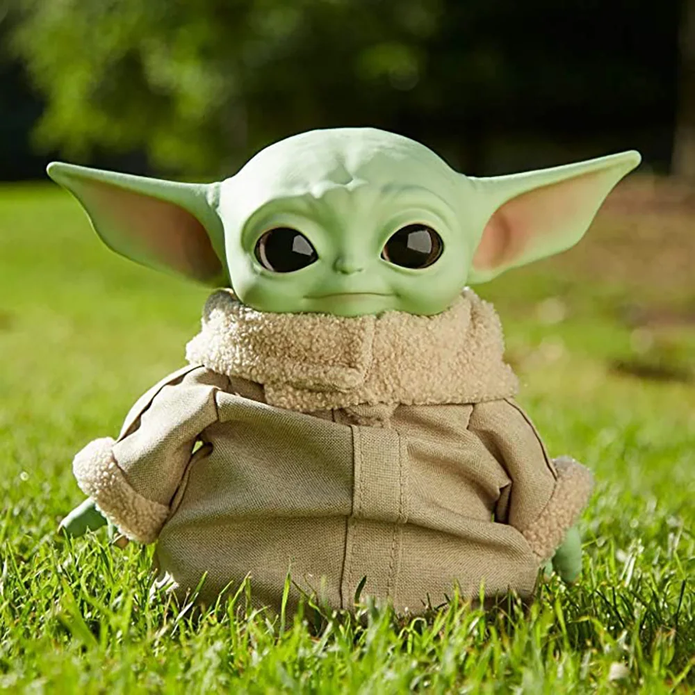 

28cm Star Wars Yoda Baby Action Figure Toys Model Cartoon Dolls Green Monster Anime Figures Ornaments Kids Boys Birthday Gifts