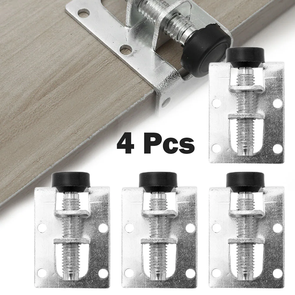 

4pcs Furniture Leveling Feet Heavy Duty Levelers Adjustable Leveler Legs Cold-rolled Steel 5x4x5.5cm Table Cabinets Workbench