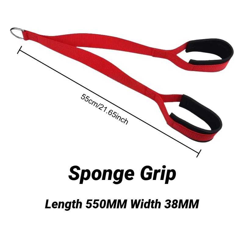 Biceps Tricep Rope Cable Attachment Handles Pull Down for Professional Gym Gantry Back Trainer