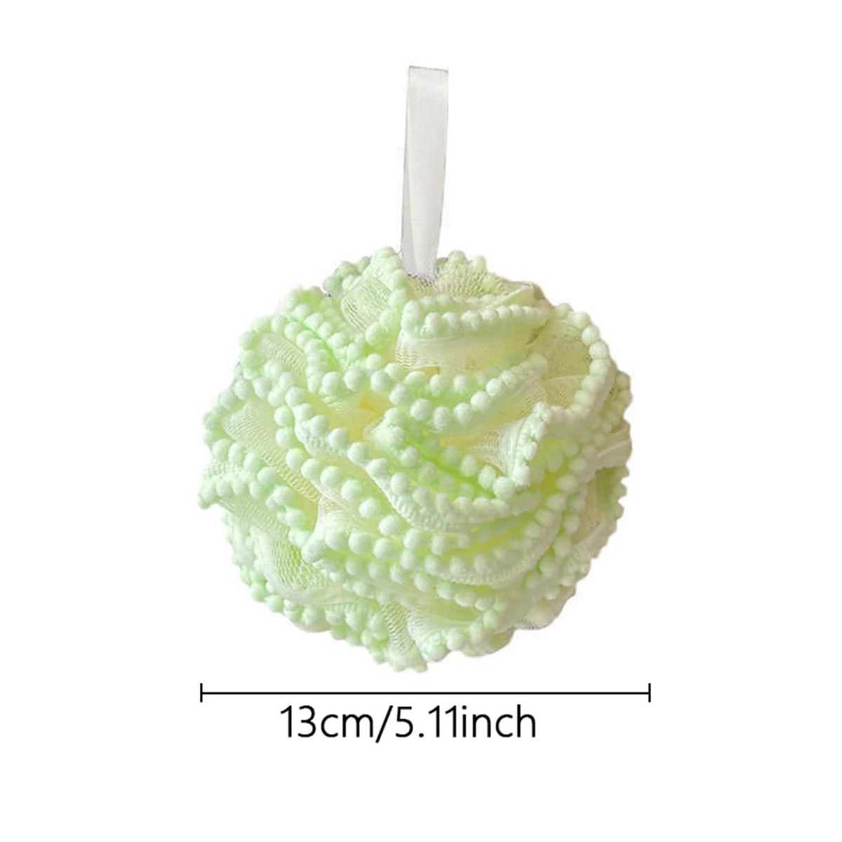 1pc-pearl shower ball lace scrub back scrub bath flower soft bubble bath bath towel bath wipe