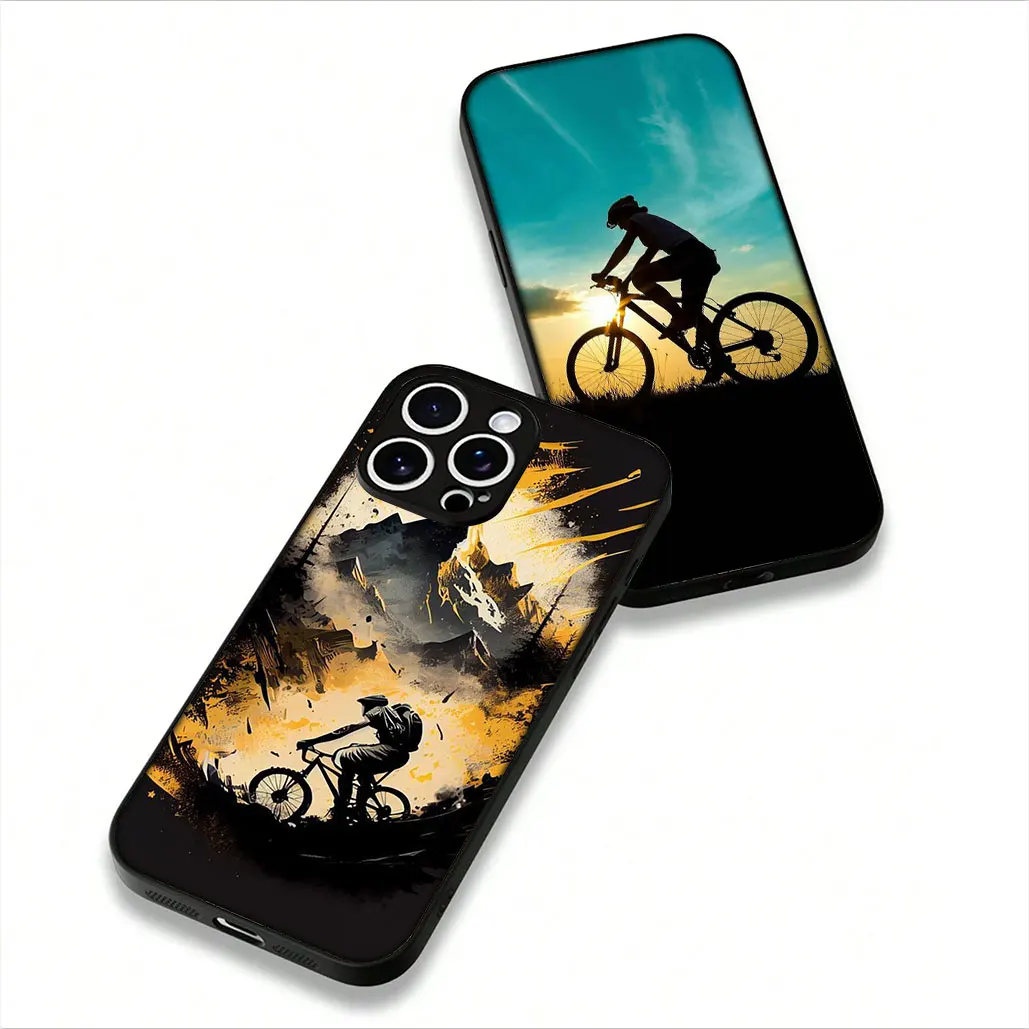 Mountain Bike Cycling Art Phone Case