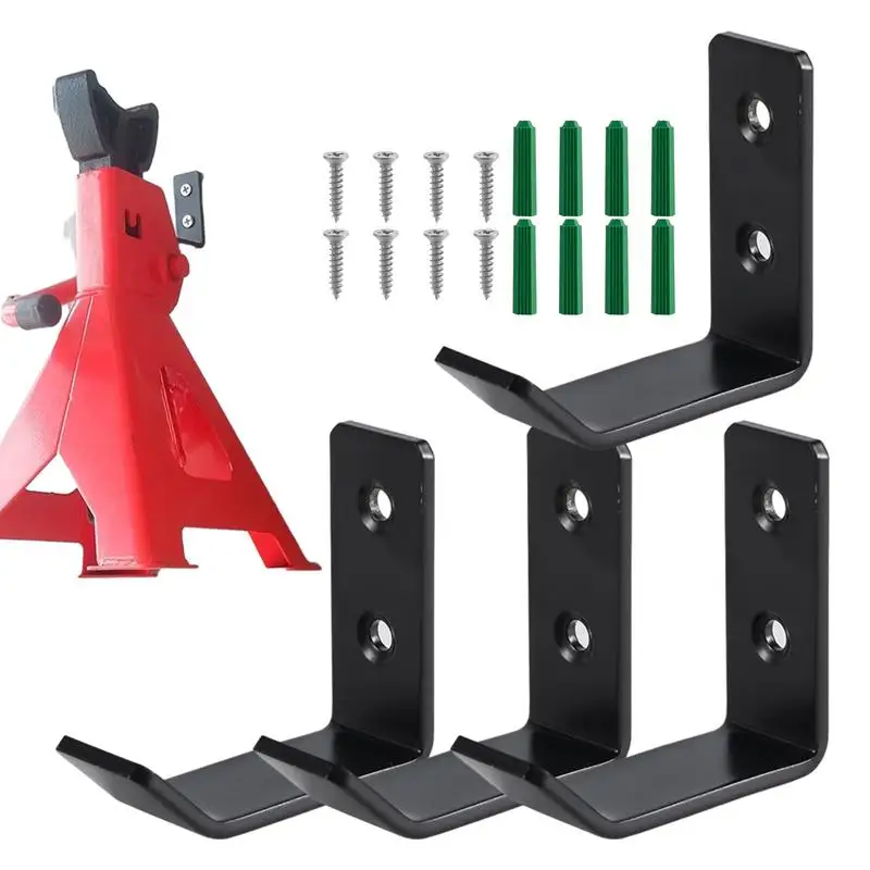 

Jack Stand Wall Mount Organizr Heavy Duty Stainles Steel Holder Hook Car Floor Jack Stand Holder Wall Storage Rack Mount Bracket