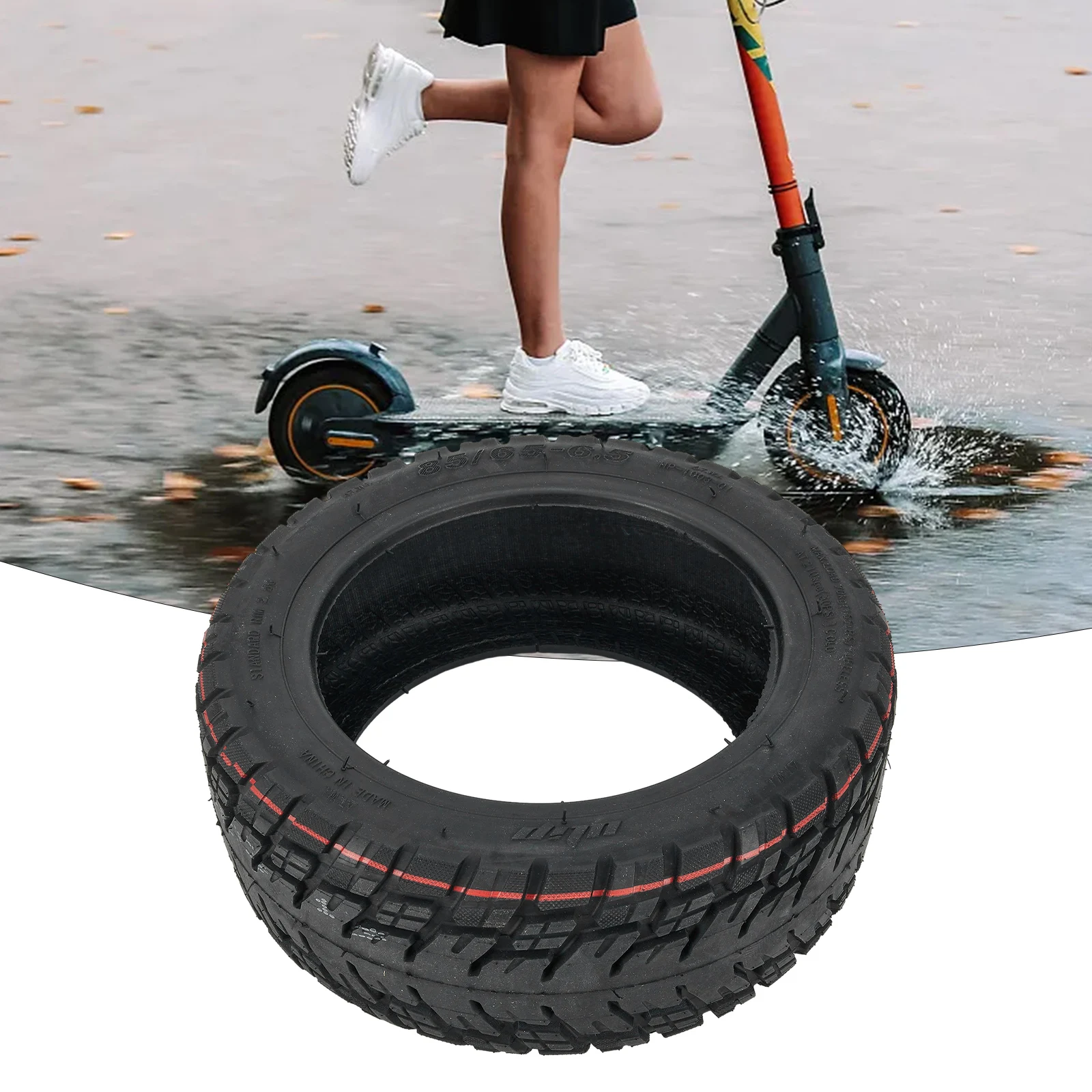 

Tire Tubeless Tyre Tubeless Off-road Tire Wearproof Rubber 85/65-6.5 Cycling Accessories Durable For Kugoo G-Booster
