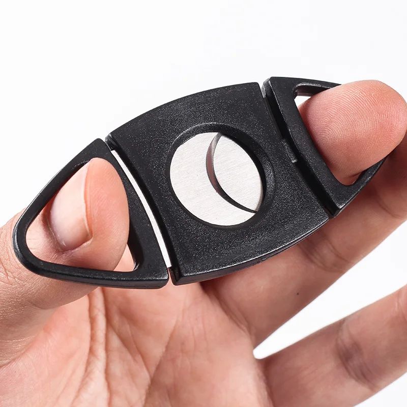 

Double Blade Stainless Steel Cigarette Cigar Cutter, Pocket Gadget, Zigarre Smoking Accessories, Guillotine Pouch