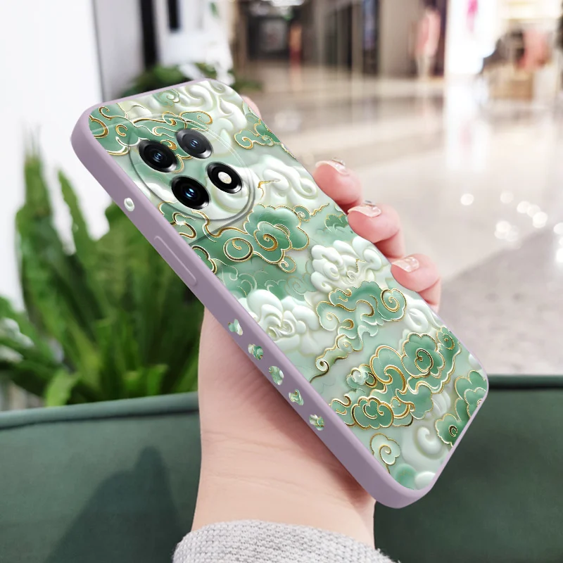 Auspicious Clouds Liquid Silicone Phone Case Cover