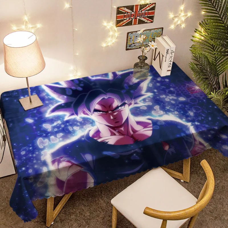 Dragon Ball Anime Cartoon Tablecloth Goku Computer Desk Mat Personalized Coffee Table Cloth Personalized Creative Desk Cover