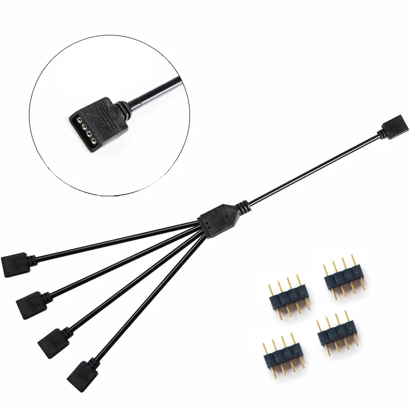 Accessori per PC 5V 3Pin a 3pin VDG/SM/3Pin ARGB cavo adattatore di sincronizzazione cavo di prolunga per AURA AS-US/MSI Gigabyte scheda madre SYNC