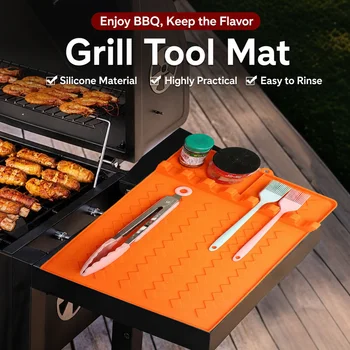 Silicone Grill Utensil Mat 1