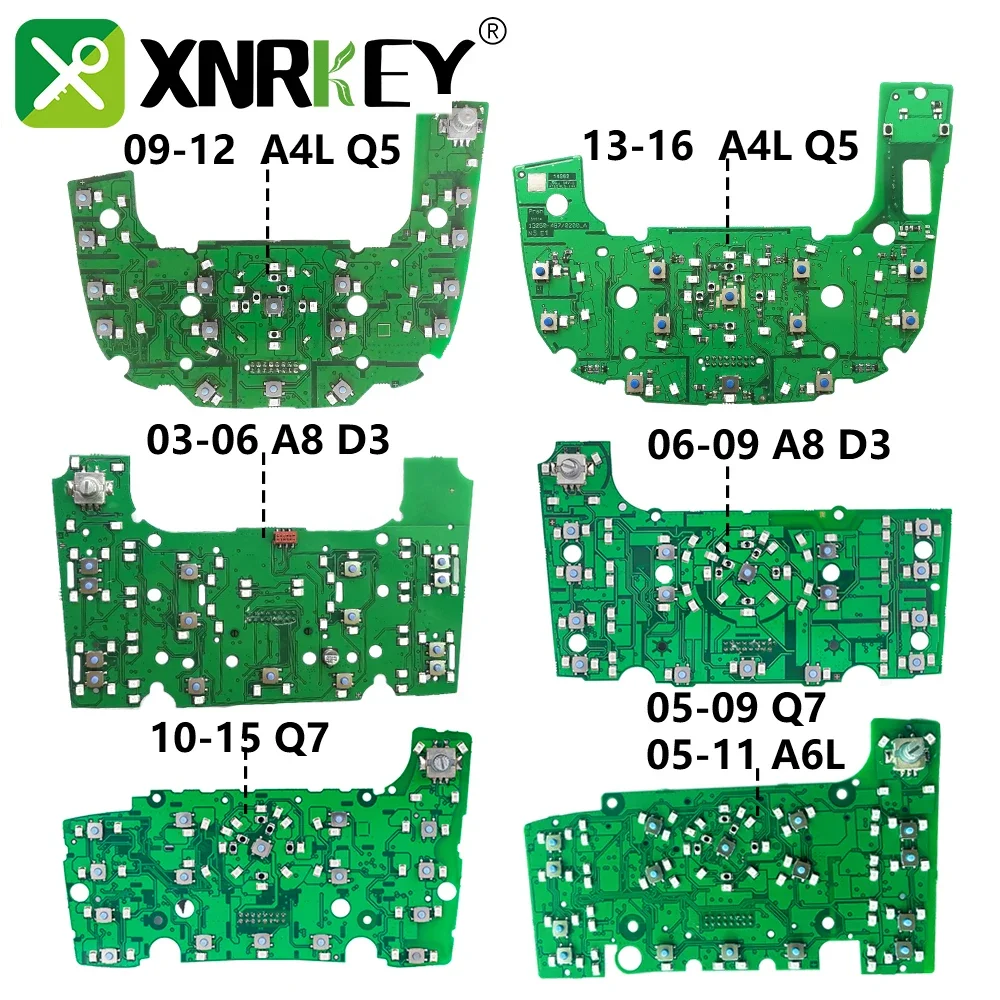 

XNRKEY MMI Multimedia Interface Control Panel Circuit Board LHD for Audi A6 Quattro C6 S6 Q7 A4 Q5 A8 A8L S8