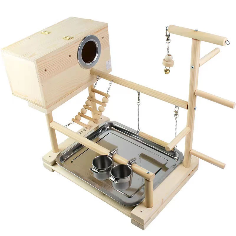 

Bird Perch Stand Toys Parrots Playstand Exercise Play Gym Feeder Exercise Activity Center For Bird Toy Parrot Conure Cockatiel