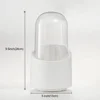 Desktop Cosmetics Brush Organizer Lipstick Eyebrow Pen Holder Eye Shadow Storage Box 360° Rotating Makeup Brush Holder With Lid 5