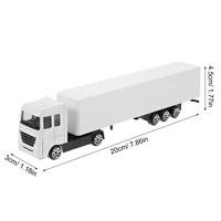 Truck Model Toy Boy Toys Mini Container Trailer Alloy Construction Kids Cognitive Toddler Baby Car 2