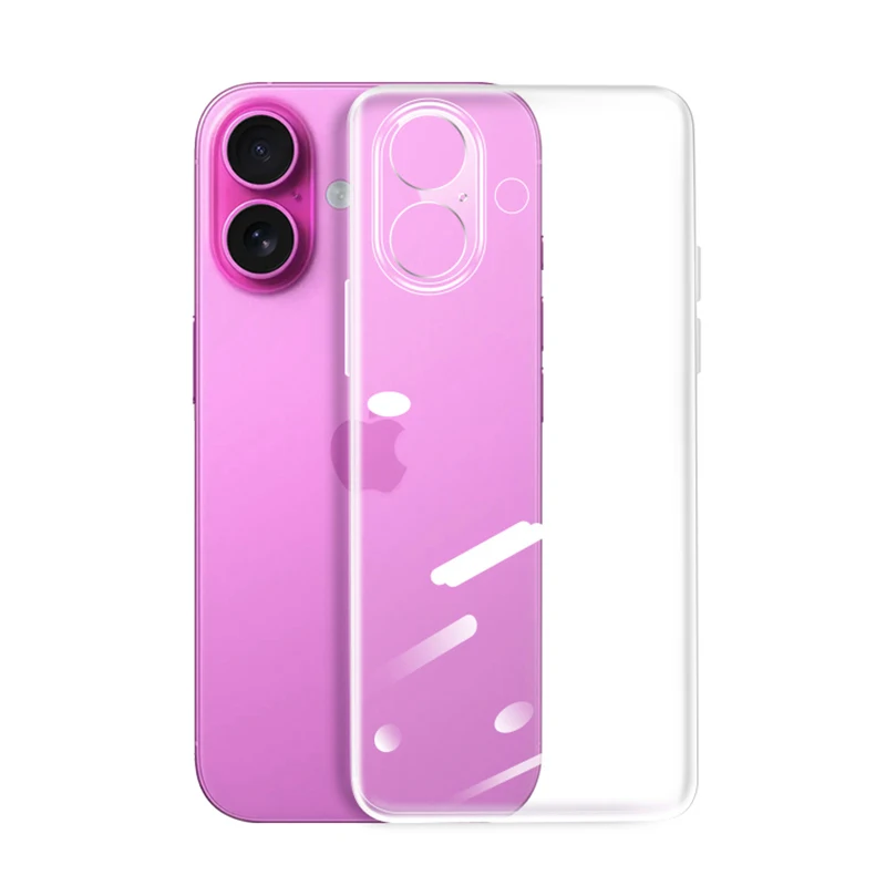 Luxury Ultra-Thin Clear Silicone Phone Case - Soft, Slim, and Stylish Cover