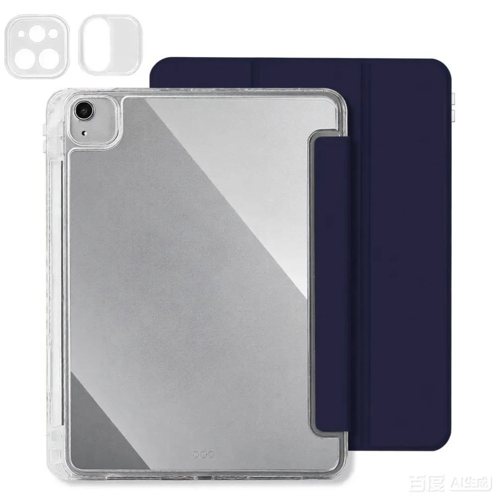 Sleek Tri-fold Clear Acrylic Tablet Case