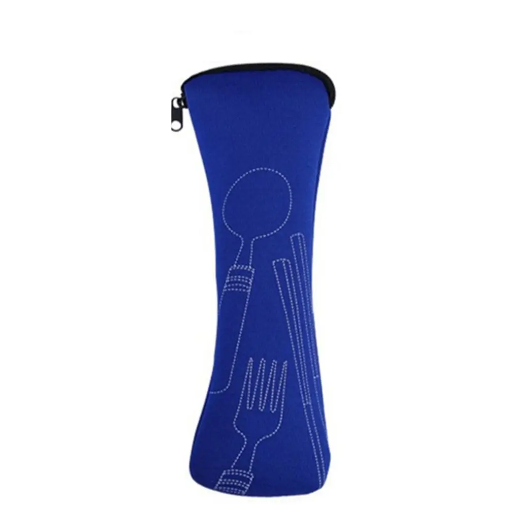 Compact Travel Tableware Bag - Portable Cutlery Case