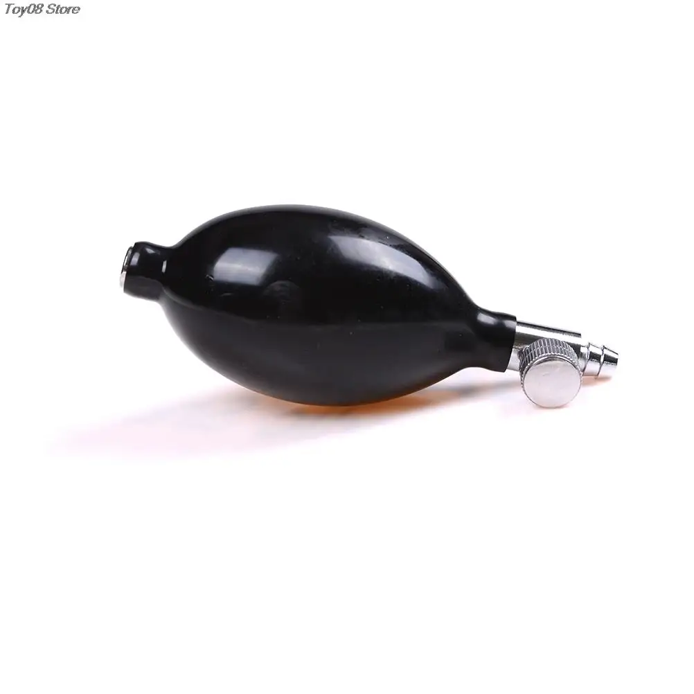 Replacement Manual Air Pump Inflation Sphygmomanometer Oximetro Mercury Blood Pressure Latex Ball Bulb + Air Release Valve 4