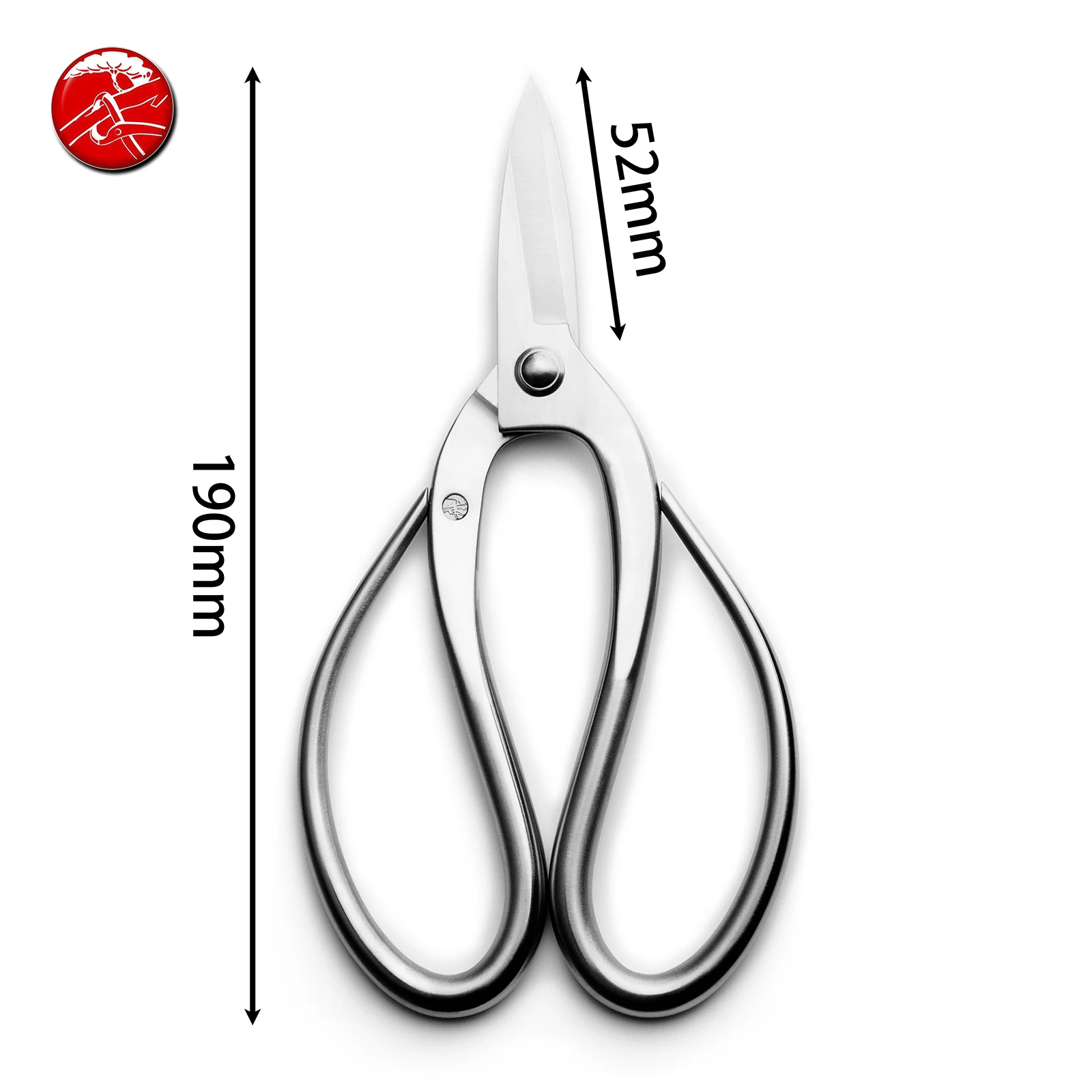 Master Craftsman Series Bonsai Tools 190 Root Pruning Bonsai scissors 9Cr25MoV Alloy Steel Forging Technology HRC62 hardness