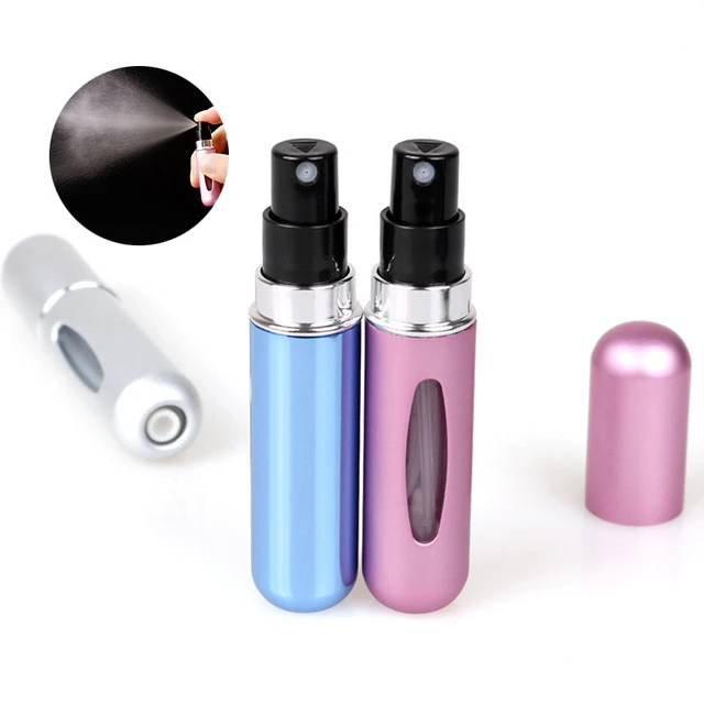 Perfume Refill Bottle Portable Mini Refillable Spray Jar Scent Pump Case  Empty Cosmetic Containers Atomizer For Travel 5ml