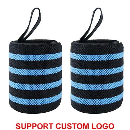1 Pair Wristband Wrist Support Brace Straps Extra Strength Weight Lifting Wrist Wraps Bandage Fitness Gym Training Custom Logo - Image 9