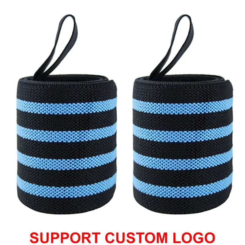 1 Pair Wristband Wrist Support Brace Straps Extra Strength Weight Lifting Wrist Wraps Bandage Fitness Gym Training Custom Logo - Image 9